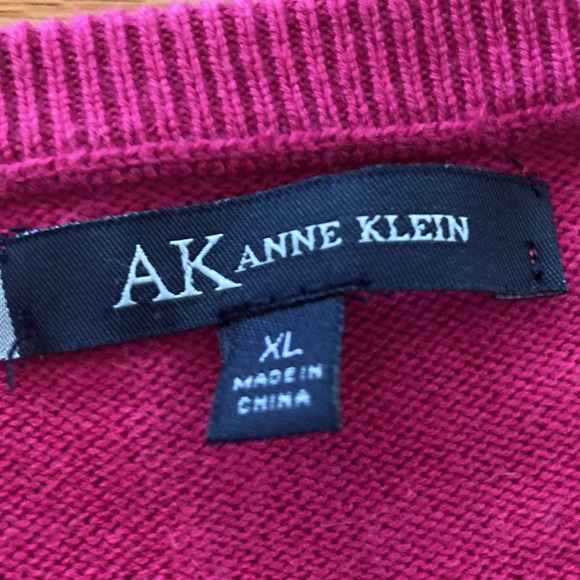 ANNE KLEIN CARDIGAN with bow pockets and jewel buttons - Picture 5 of 5